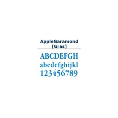 Apple Garamond gras