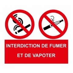 Interdiction de fumer et de vapoter