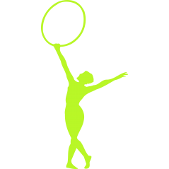 Gymnaste et cercle