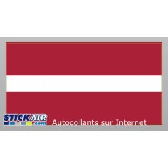 Drapeau Lettonie