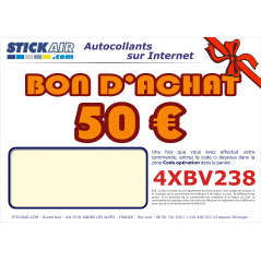 Bon Achat de 50 euros