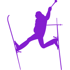 Skieur freeride