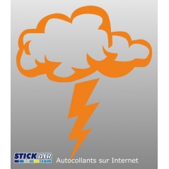Nuage et eclair