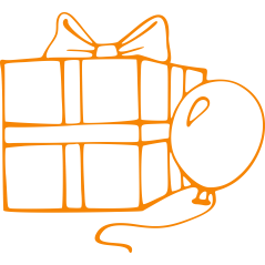 Cadeau et ballon