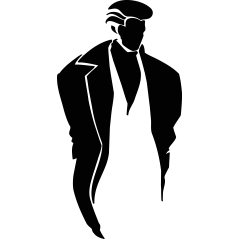 Silhouette homme