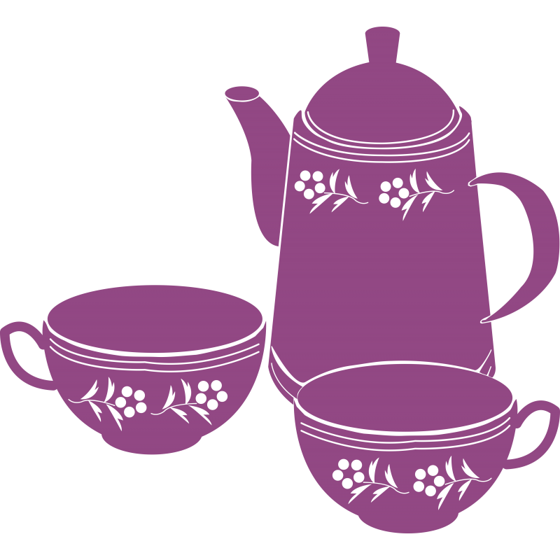 Theiere et tasses