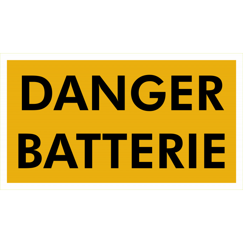 Danger batterie