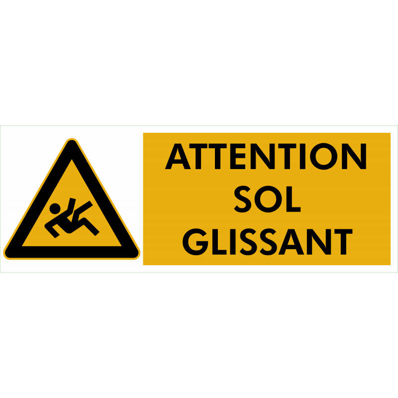Attention sol glissant