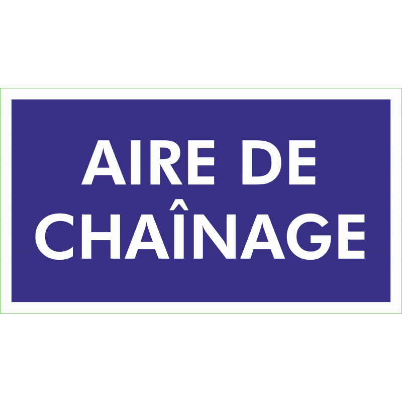 Aire de chainage