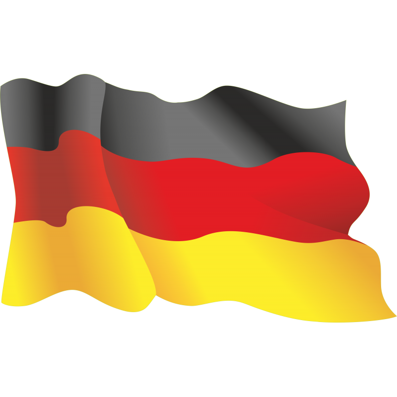 Drapeau Allemagne Vague