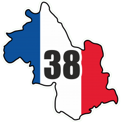Carte Isère