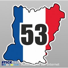 Carte Mayenne