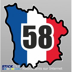 Carte Nievre