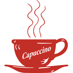 Tasse cafe capuccino