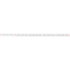 Règle 50 cm échelle 1-1