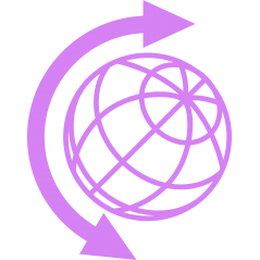 Mappemonde flêche