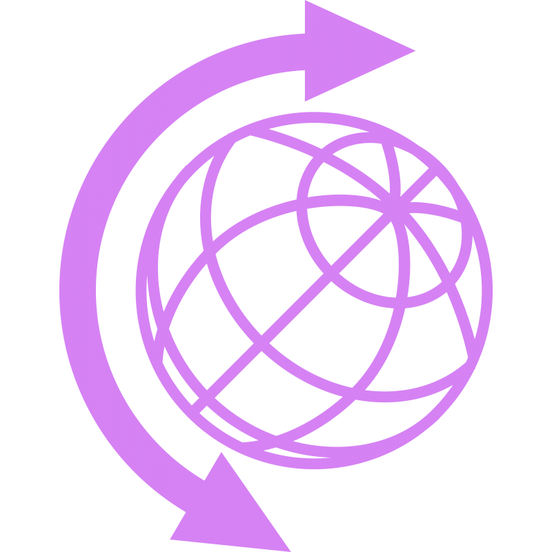 Mappemonde flêche