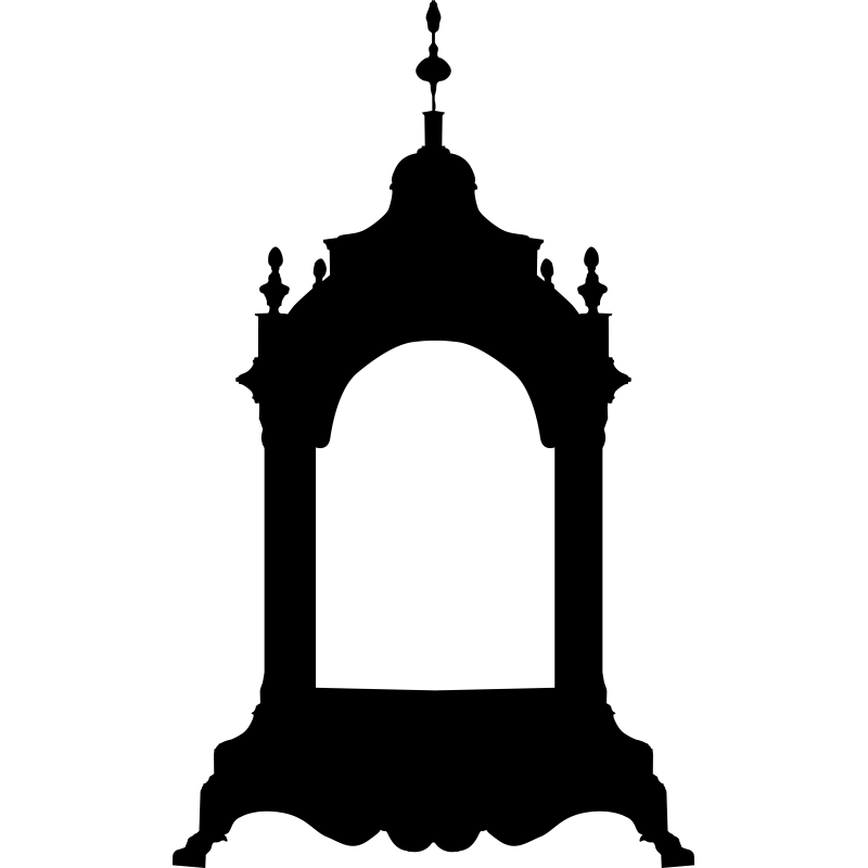 Horloge miroir
