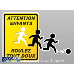 Attention enfants bordure
