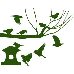 Moineaux branches