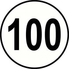 Limitation de vitesse 100