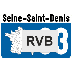 Sticker 93 Seine Saint Denis