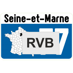Sticker 77 Seine et Marne