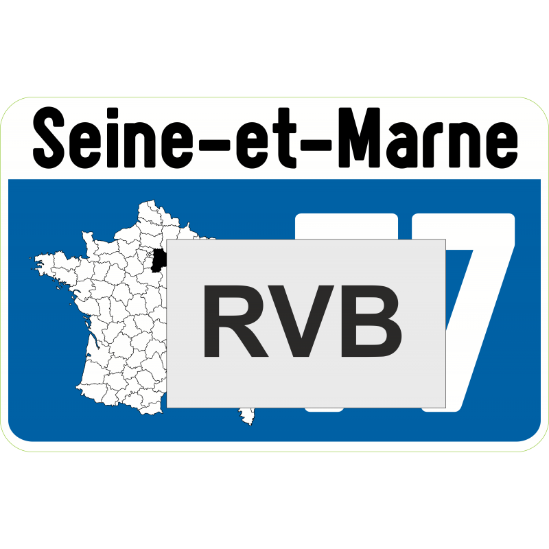 Sticker 77 Seine et Marne