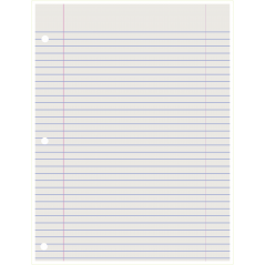 Feuille papier seyes