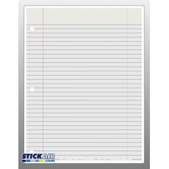 Feuille papier seyes