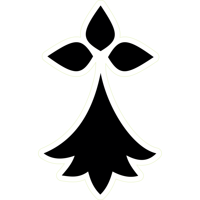 Hermine noir et blanc
