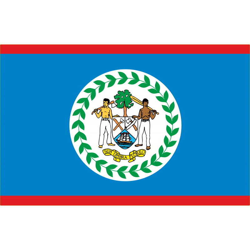 Drapeau Belize
