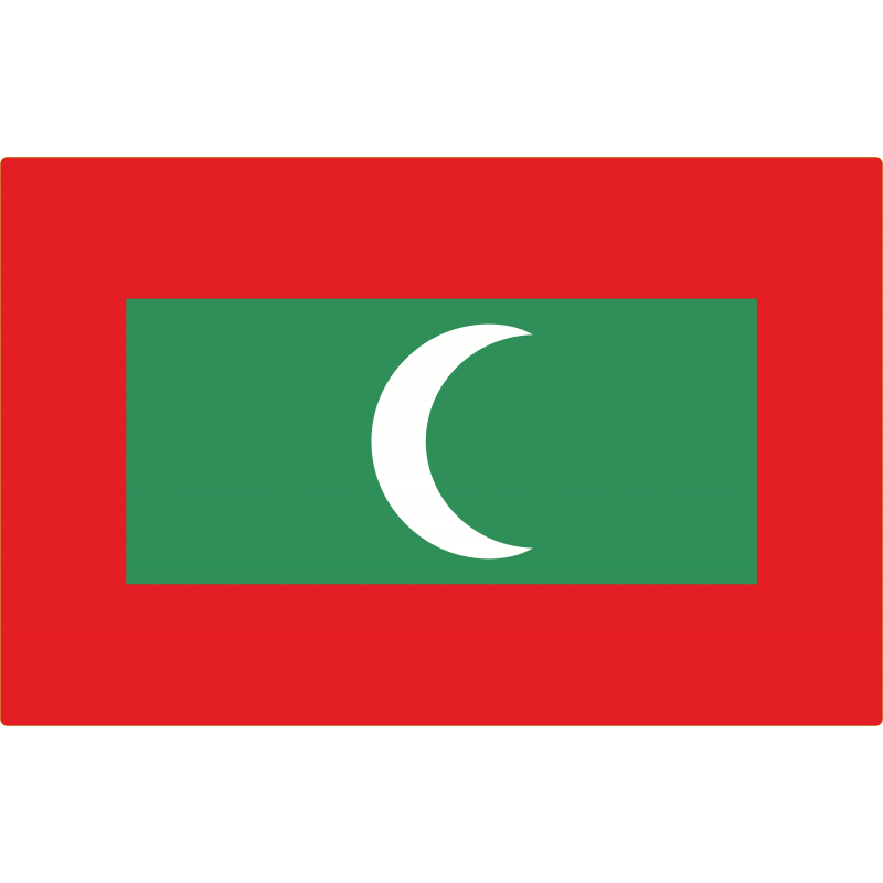 Drapeau Maldives