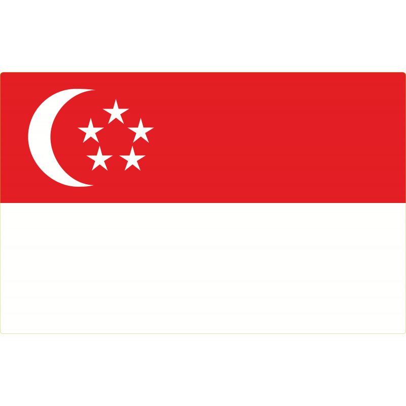 Drapeau Singapour