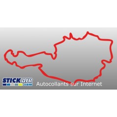 Carte Autriche contour