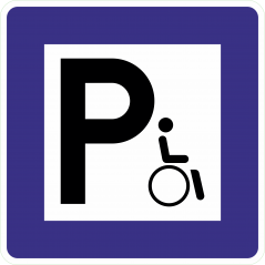 Parking handicapé