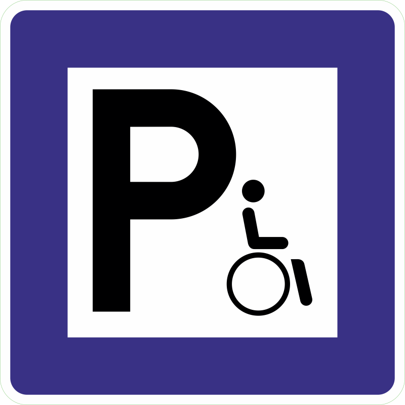 Parking handicapé