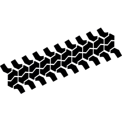 Trace de pneu