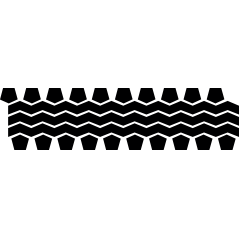 Trace de pneu