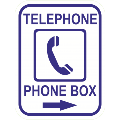Pictogramme telephone à droite