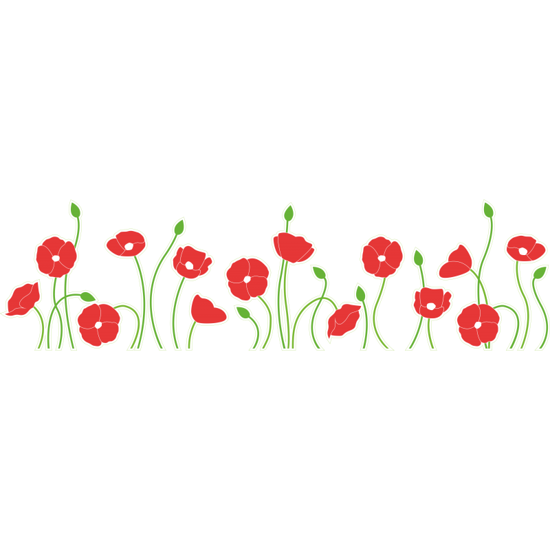 Coquelicots frise