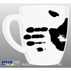Tasse trace de main