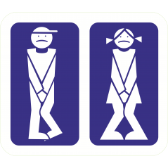 Toilettes envie pressante