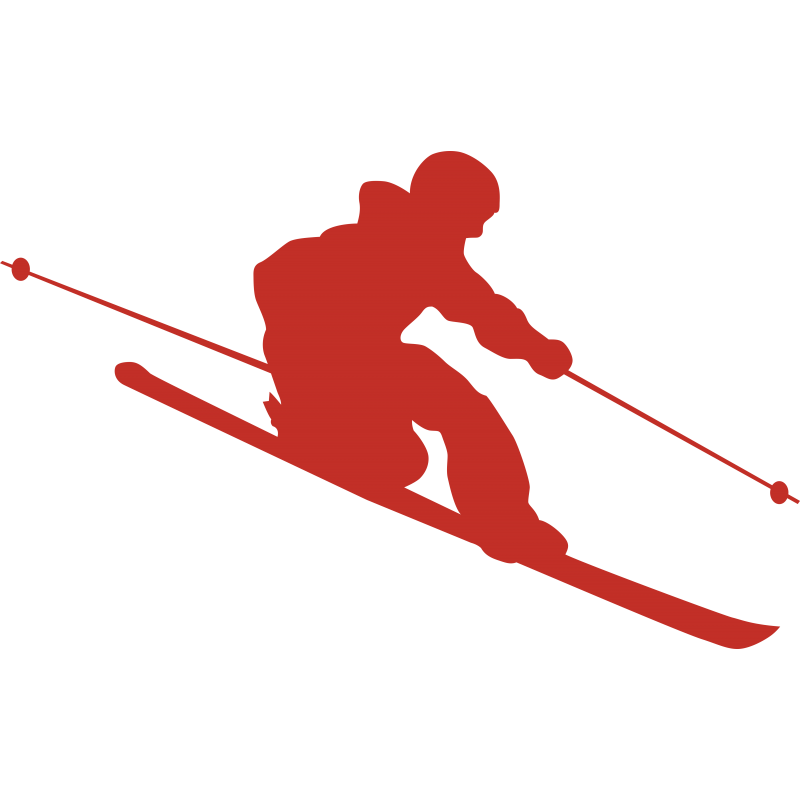 Skieur Telemark