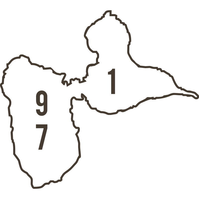 Carte Guadeloupe