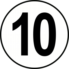 Limitation de vitesse 10