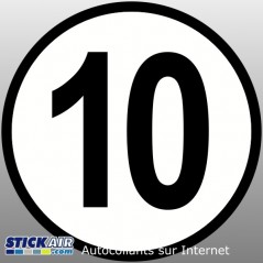 Limitation de vitesse 10