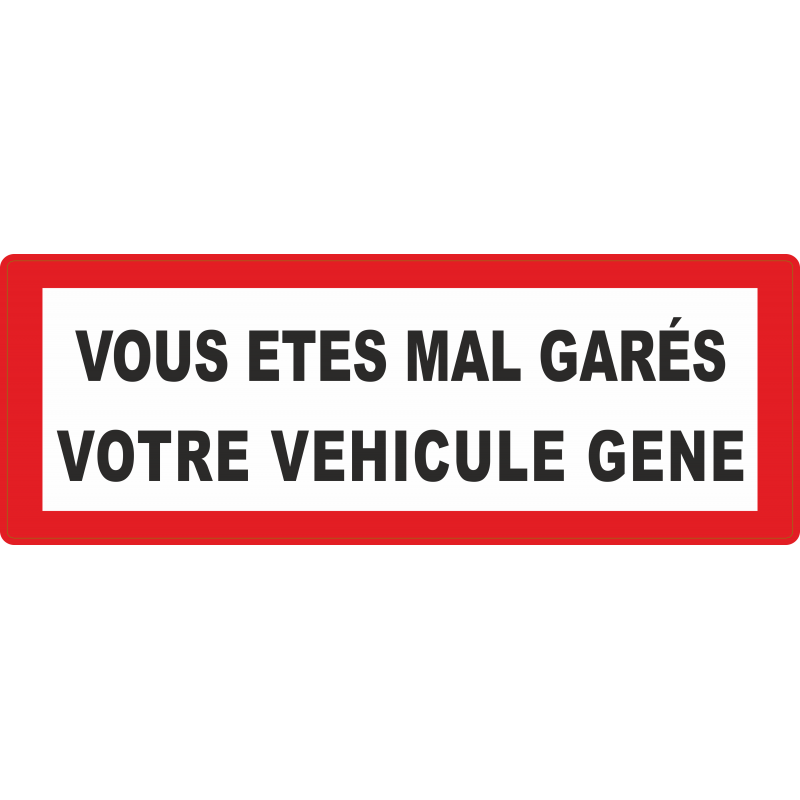 Stationnement genant