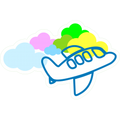 Avion et nuages