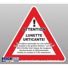 Attention lunette urticante